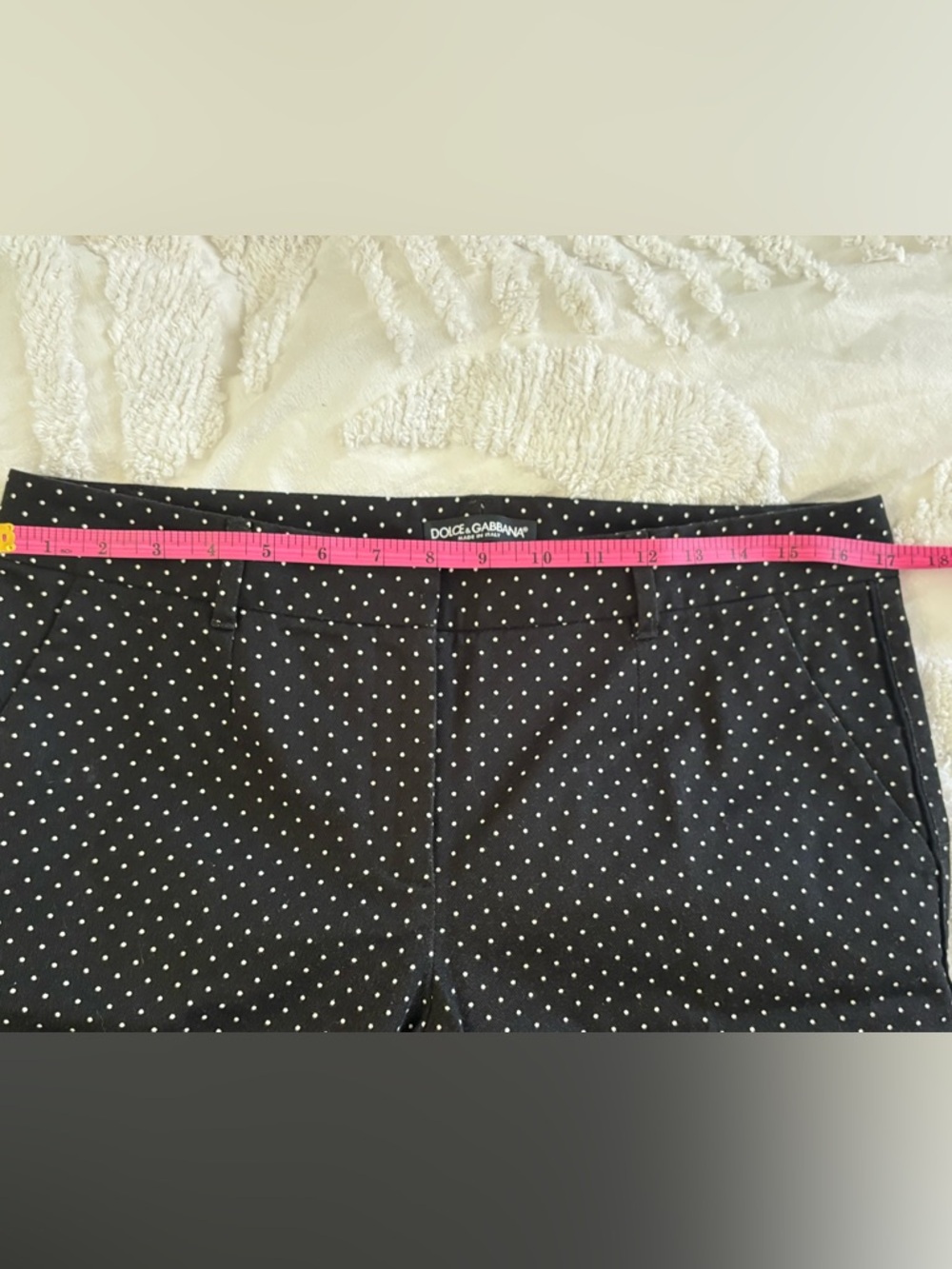 Dolce & Gabbana Black Polka Dot Pants - Picture 14 of 16